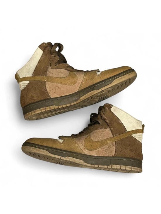 Nike Other - Vintage Nike Dunk High Top NL Considered 2005 Curry Brown Tan Vtg Mens Size 9